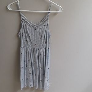 Striped & Flowered Dress